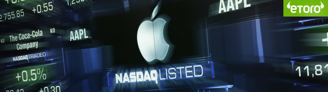 apple nasdaq listed logo